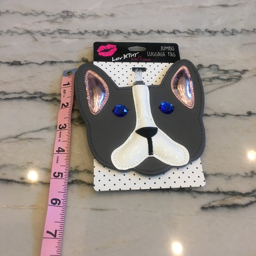 NWT Betsey Johnson Jumbo Luggage Tag - Picture 2 of 5